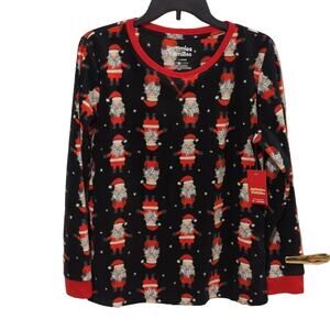 Jammies for Families Santa Top, NWT, M